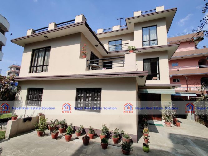 Beautiful House For Rent In Baluwatar