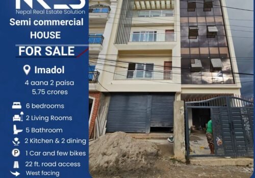 Semi commercial House for sale in Imadol