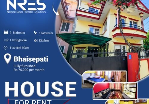 Fully furnished bunglow for rent in Bhaisepati