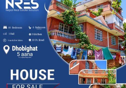 House for sale in Dhobhighat, Lalitpur- 5 aana