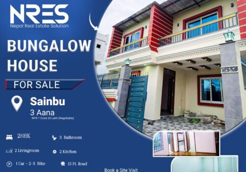 3 aana house for sale in Sano Gaun, Lalitpur- 1.55 crores