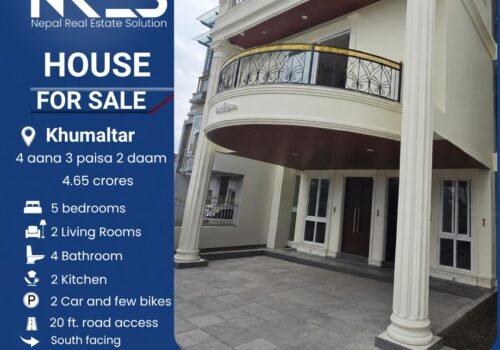 House for sale in Khumaltar, Lalitpur- 4 aana 3 paisa 2 daam