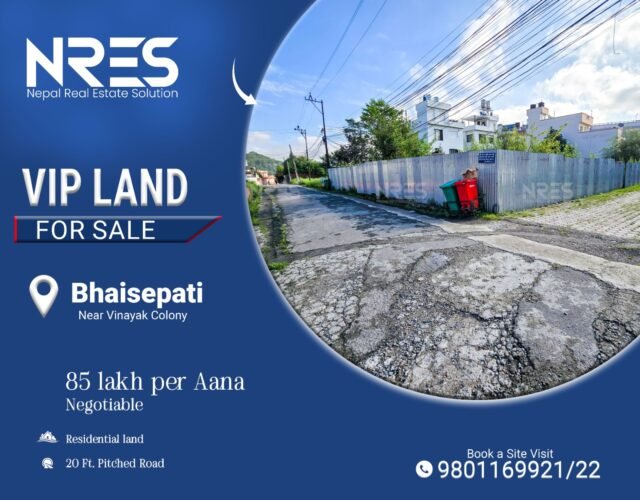 Land for sale near binayak colony