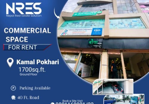 Commercial Space for rent in Kamalpokhari, Kathmandu- Ground floor