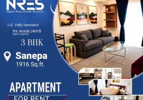 3Bhk Apartment for rent in Sanepa, Lalitpur- $2400 per month