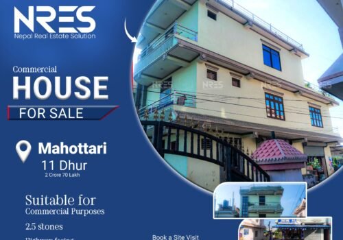 11 dhur house for sale in Bardibas, Mahottari