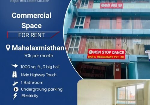 Commercial Space for rent in Mahalaxmisthan, Lalitpur
