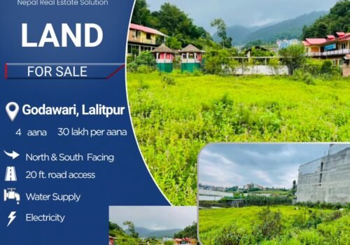 4 aana 3 paisa and 11 aana land for sale in Godawari