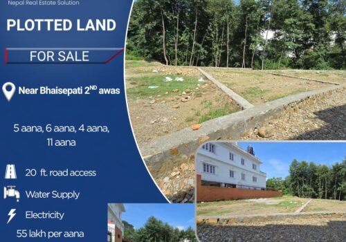 Plotted land for sale near Bhaisepati 2nd awas
