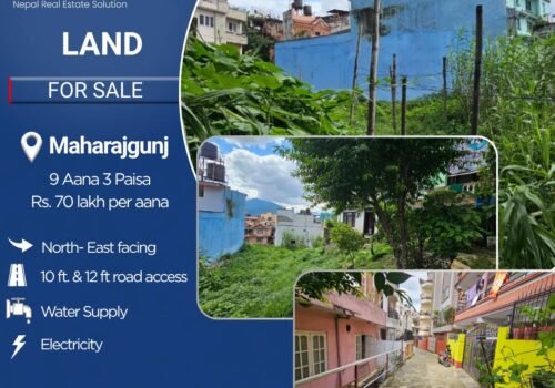 9 aana 2 paisa land for sale in Maharajgunj, Kathmandu