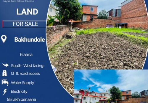 6 aana land for sale in Lalitpur