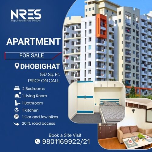 Nakhu 2bhk apartment for sale