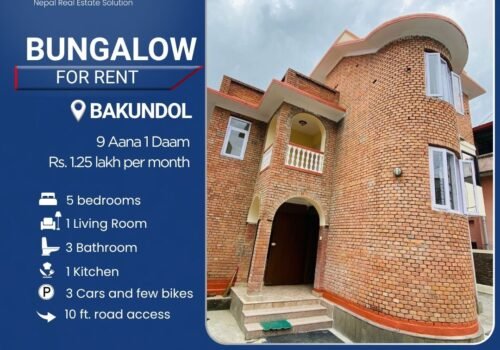 BUNGALOW FOR RENT