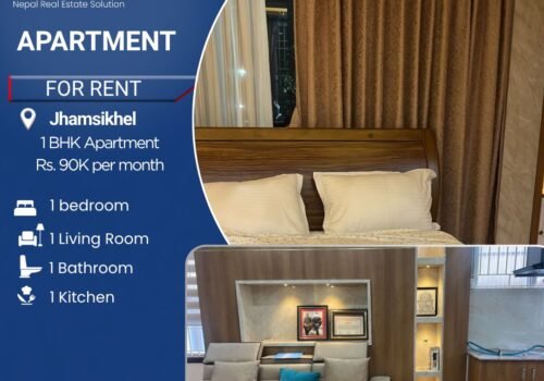 1bhk apartment for rent in Jhamsikhel, Lalitpur