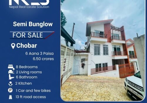 6 aana 3 paisa house for sale in Chobar, Kathmandu