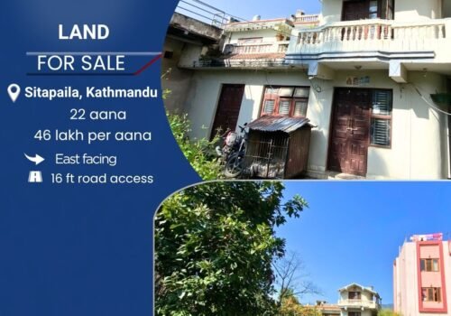 22 aana land for sale in Sitapaila, Kathmandu
