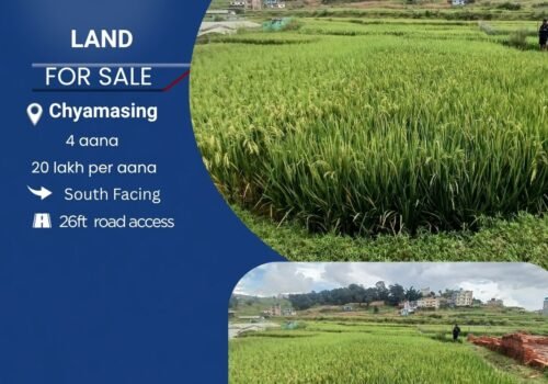 4 aana land for sale in Chyamasing, Bhaktapur