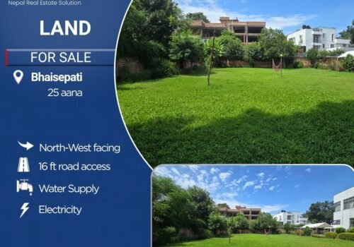 25 aana VIP land for sale in Bhaisepati, Lalitpur