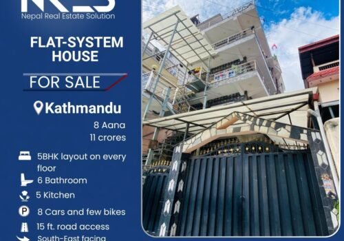 FLAT SYSTEM HOUSE FOR SALE