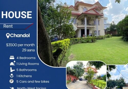 Spacious House for rent in Chandol, Kathmandu
