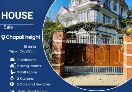 18 aana House for sale in Chapali height, Budhanilkantha- Spacious House- 2073 built