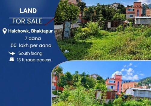 7 aana land for sale in Halchowk, Bhaktapur