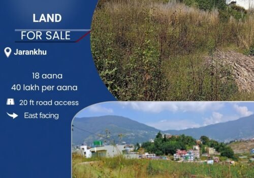 18 aana land for sale in Jarankhu, Kathmandu