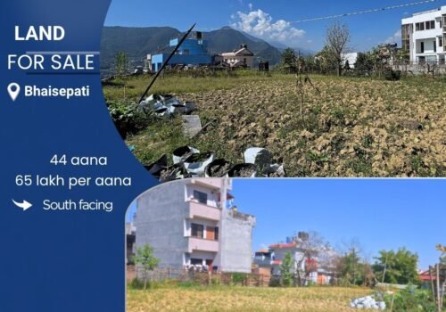 44 aana land for sale in Bhaisepati, Lalitpur