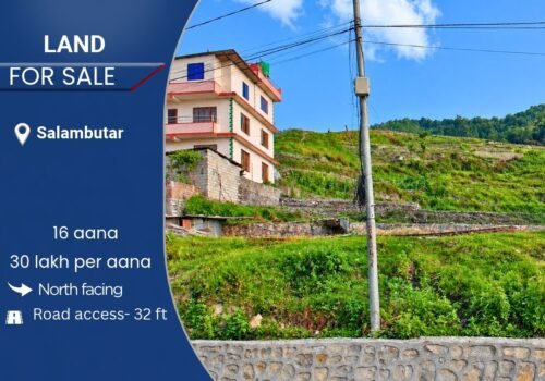 16 aana land for sale in Salambutar, Kathmandu