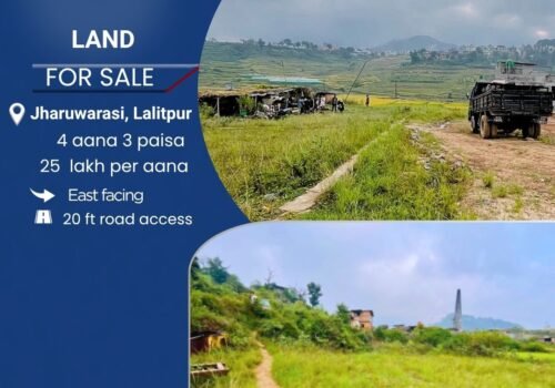 4 aana 3 paisa land for sale in Jharuwarasi, Lalitpur