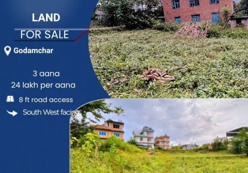 3 aana land for sale in Godamchaur, Lalitpur