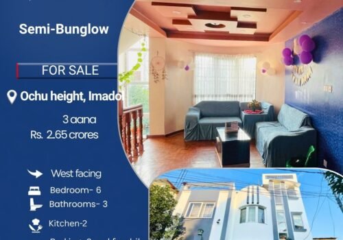 3 aana house for sale in Ochu height, Lalitpur