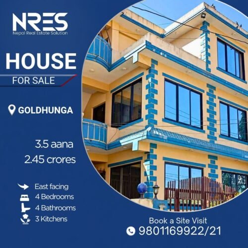 house for sale in Goldhunga, Kathmandu